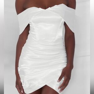 LEAU Divine Satin Corset Dress